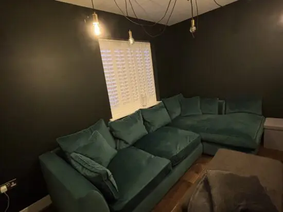 Kaizer Forest Green Corner Sofa