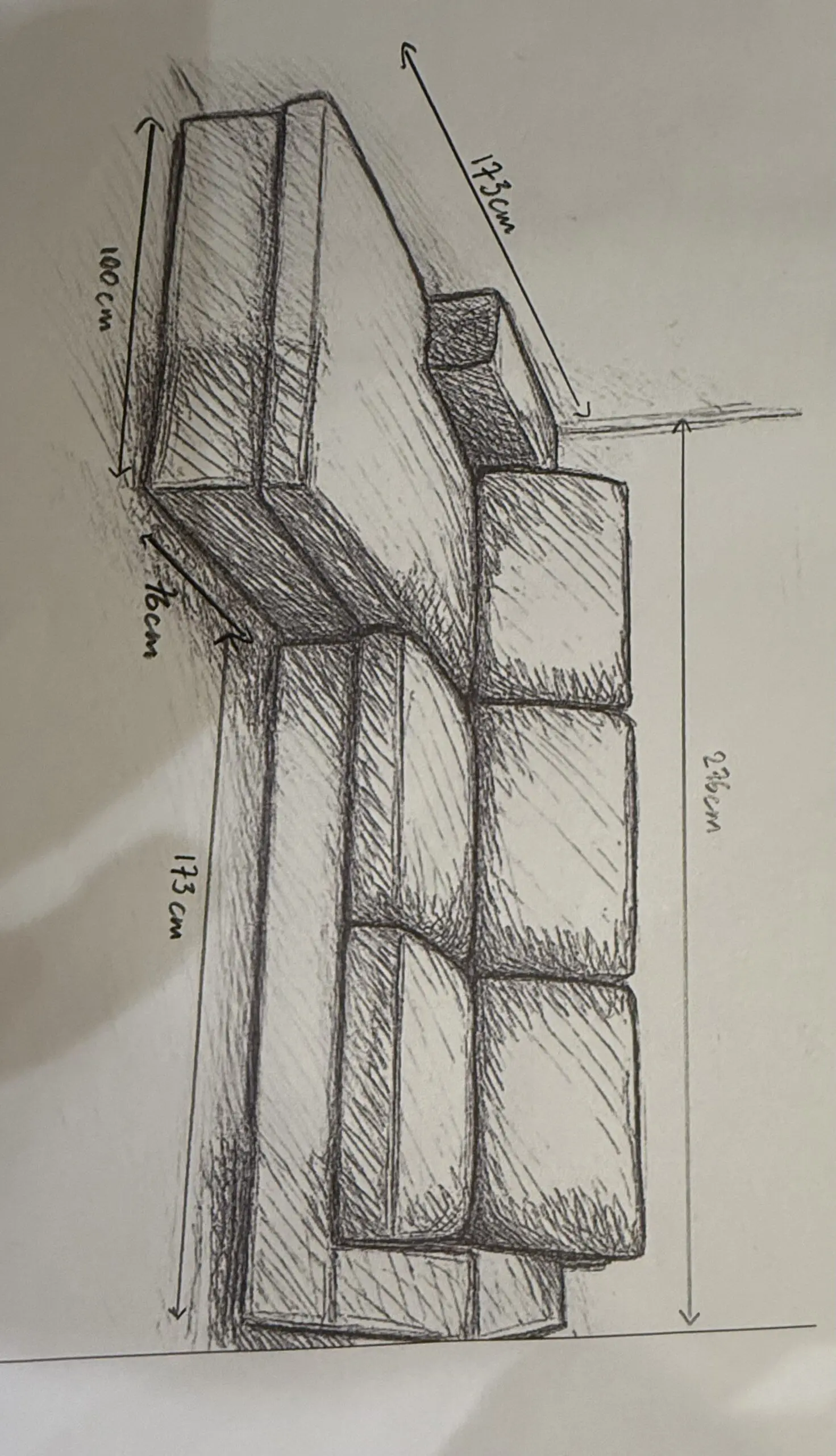 Dwell Verona corner sofa bed charcoal