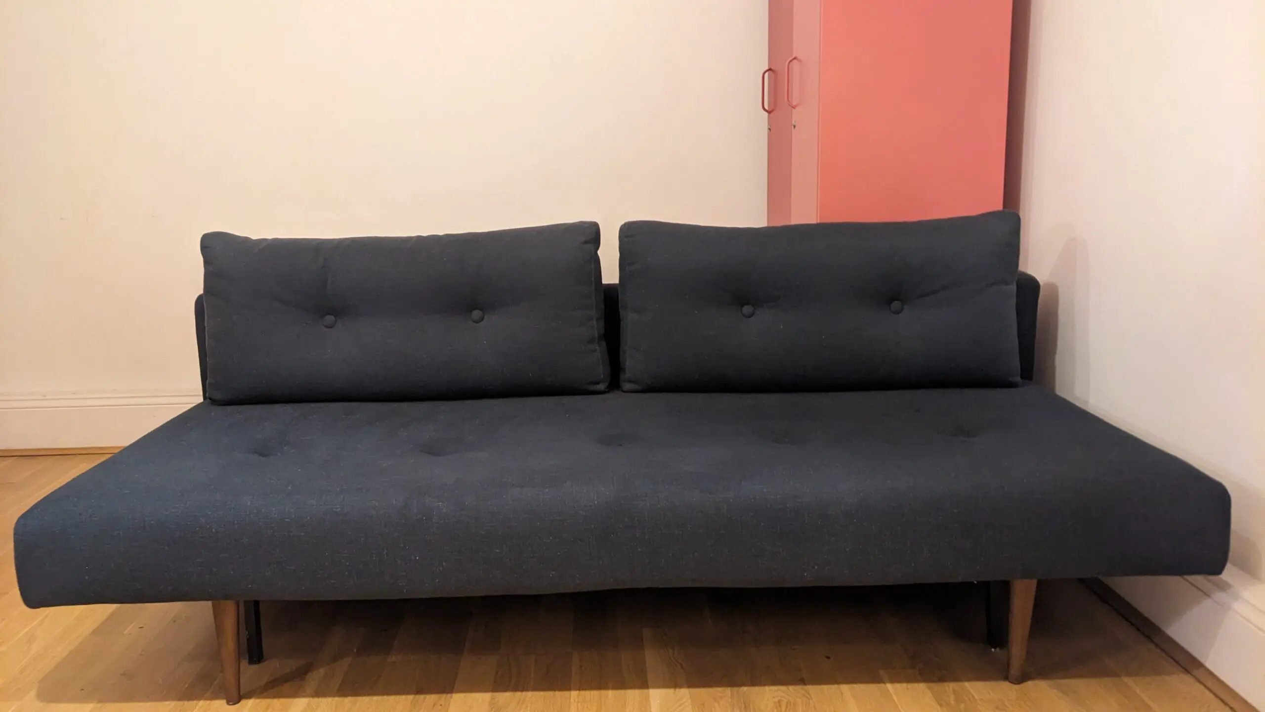 John Lewis Sofa Bed - Navy - Pocket Sprung Mattress