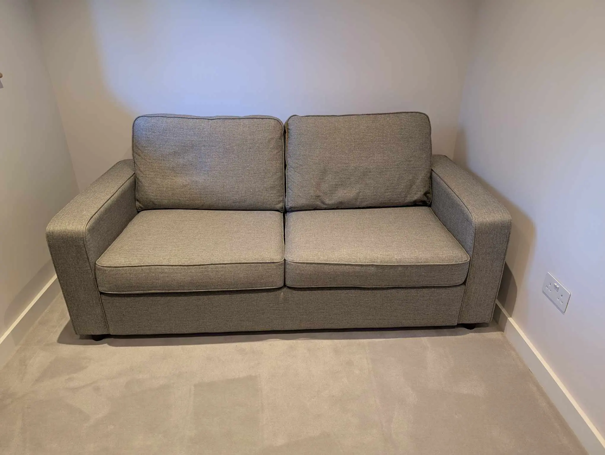 Grey Sofaworks Two Seater Sofa Bed