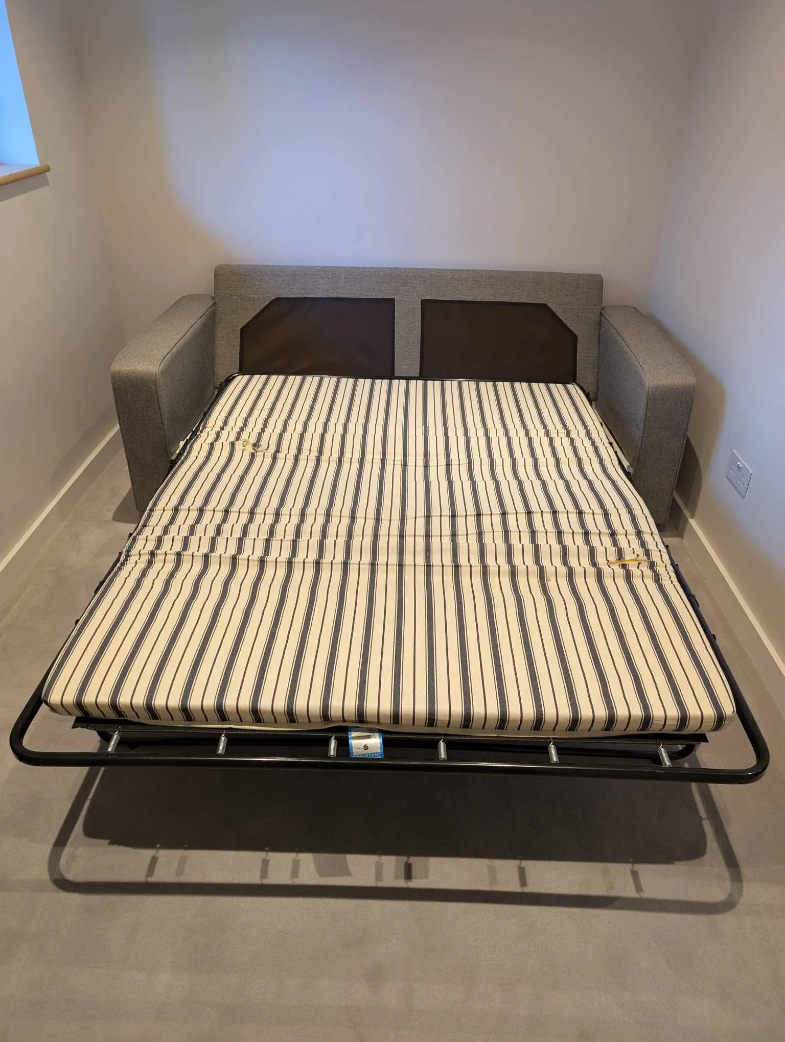 Grey Sofaworks Two Seater Sofa Bed