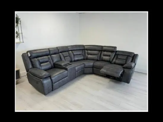 Grey elephant faux leather