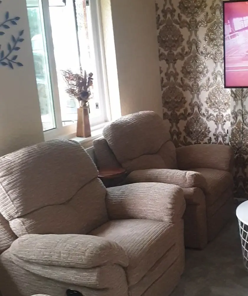 Fabric Recliner Sofa