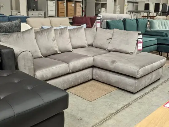 Corner plush velvet 4x sofa