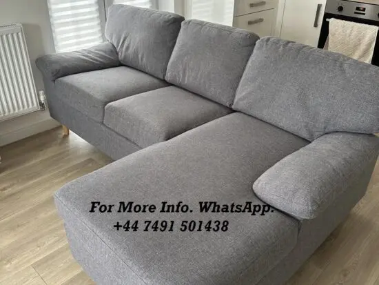 John Lewis Camden L-Shaped Corner Sofa in Grey