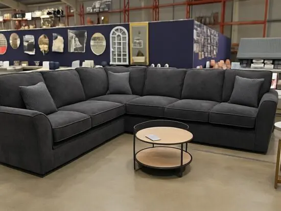 Corner 4X grey sofa