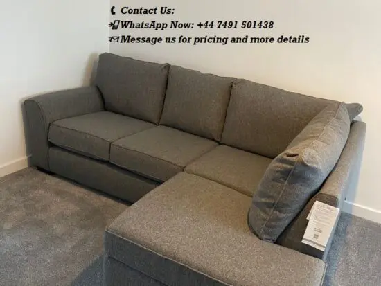 Next Michigan II Sofa For Sale Dark Grey Tweedy Fabric