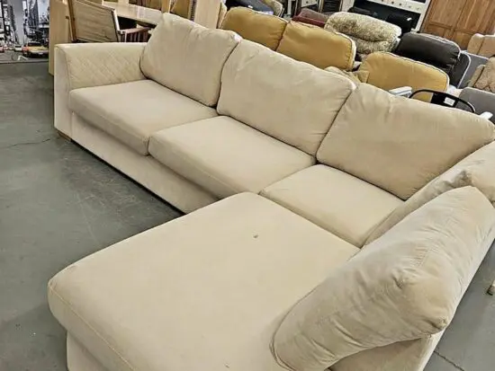 cream dylan corner sofa set