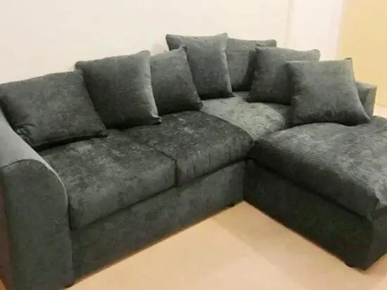 Grey dylan corner sofa set