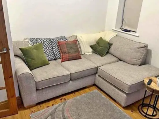 Grey Dylan corner sofa