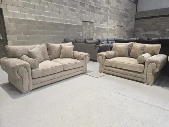 cream verona 3+2 seater sofa