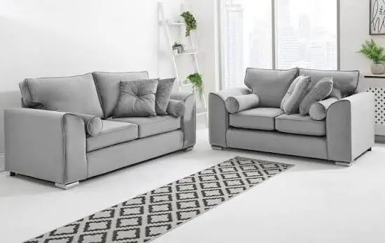 Grey 2+3 seater Dylan sofa
