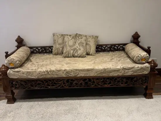 Shahi Takkat 3 seater low back pakistani sofa