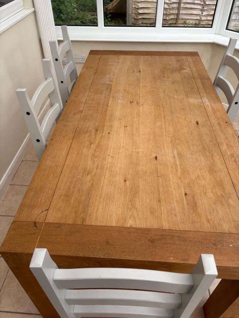 Dining table with chairs
