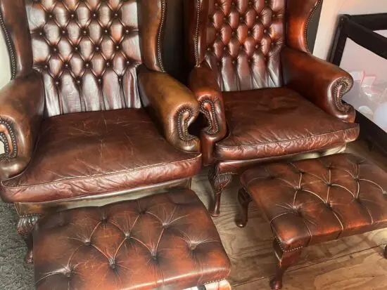 Chesterfield wingback chair