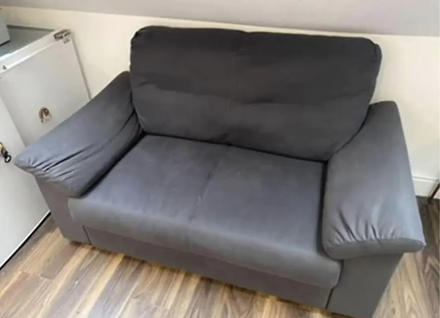 IKEA dark grey 2 seater sofa