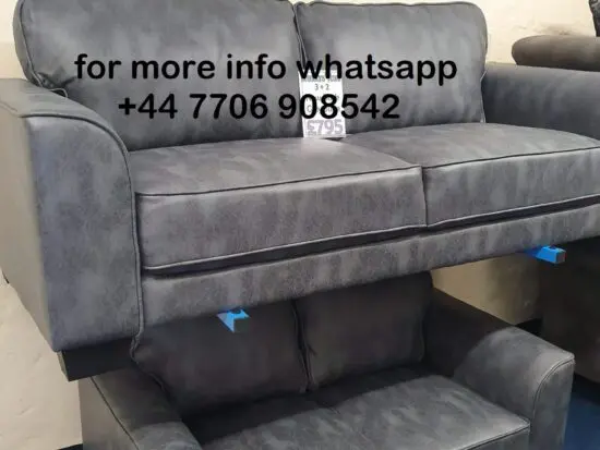 Chelsea Leather Loveseat Liko 3x Seater Sofa & 2x Seater Sofa Set