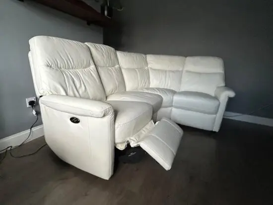 World of Leather Compact Collection Lille Large Leather Corner Sofa