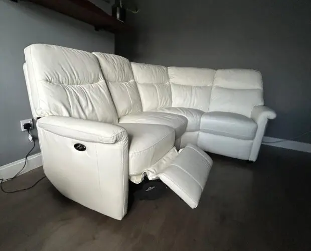 World of Leather Compact Collection Lille Large Leather Corner Sofa