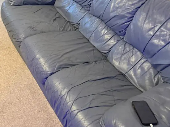 Beige sofa couch