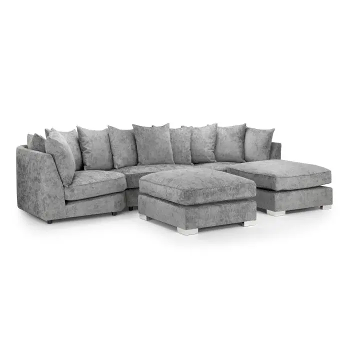 Grey U Shape Sofa