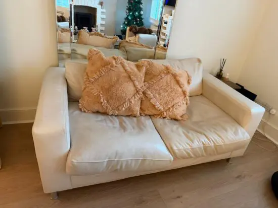 Bespoke sofa and matching armchair