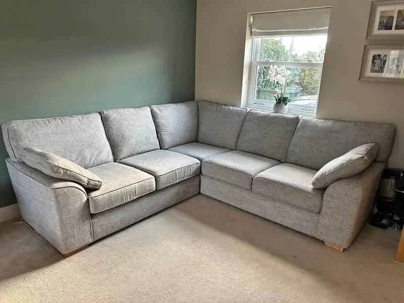 ( W h a t ‘ s –> a p p 📲 07 49 41 42 80 2 ) Light & Dark GREY 5 seater Dual Arm Corner Sofa (Cash On Delivery) + (Free Home Deivery)