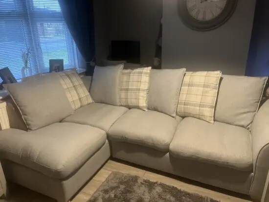 Owen Pillow Back Right Hand Facing Arm Corner Sofa