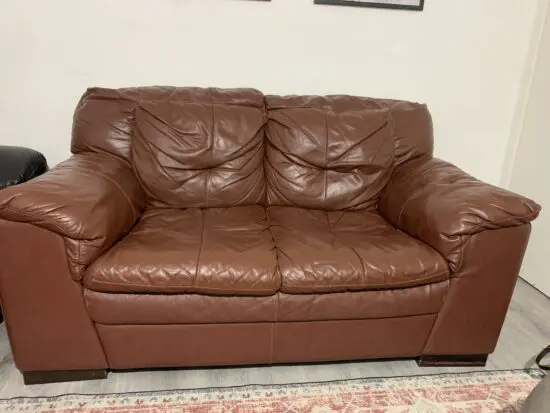Dfs 2 seater leather