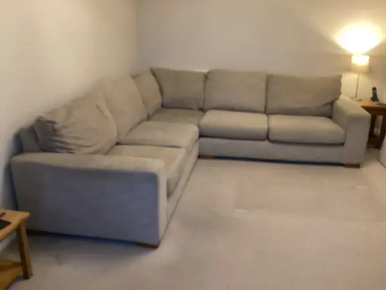 Next beige corner sofa (5 seater)