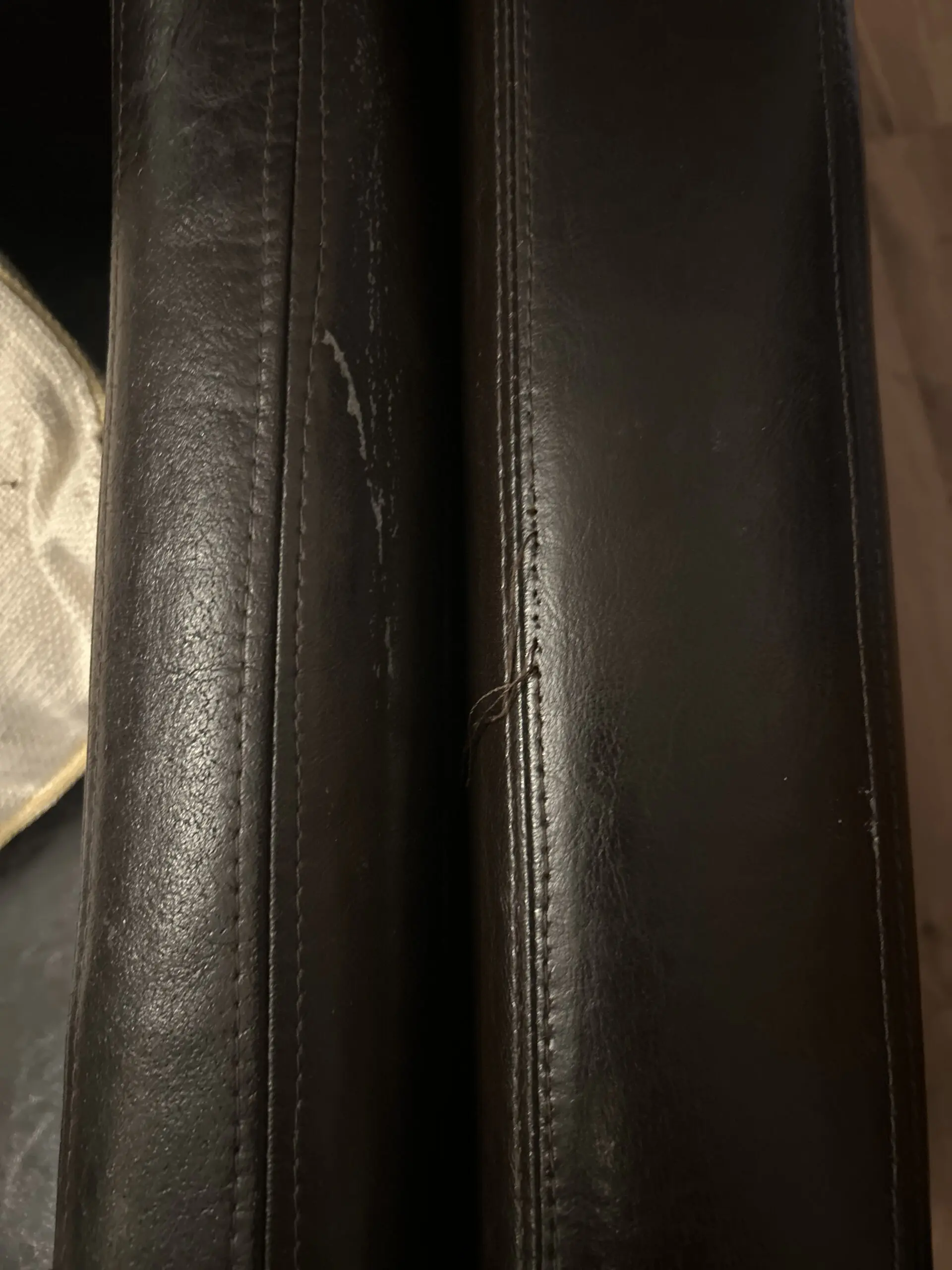 IKEA Sater Frasig 2.5 seater leather sofa