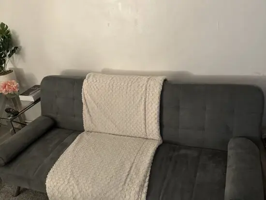 Grey sofa bed