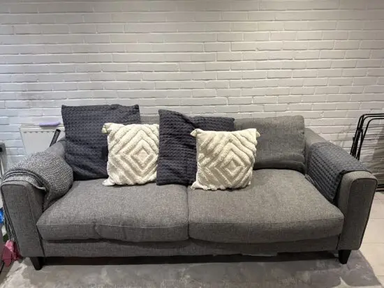 DFS Grey 4 Seater Sofa