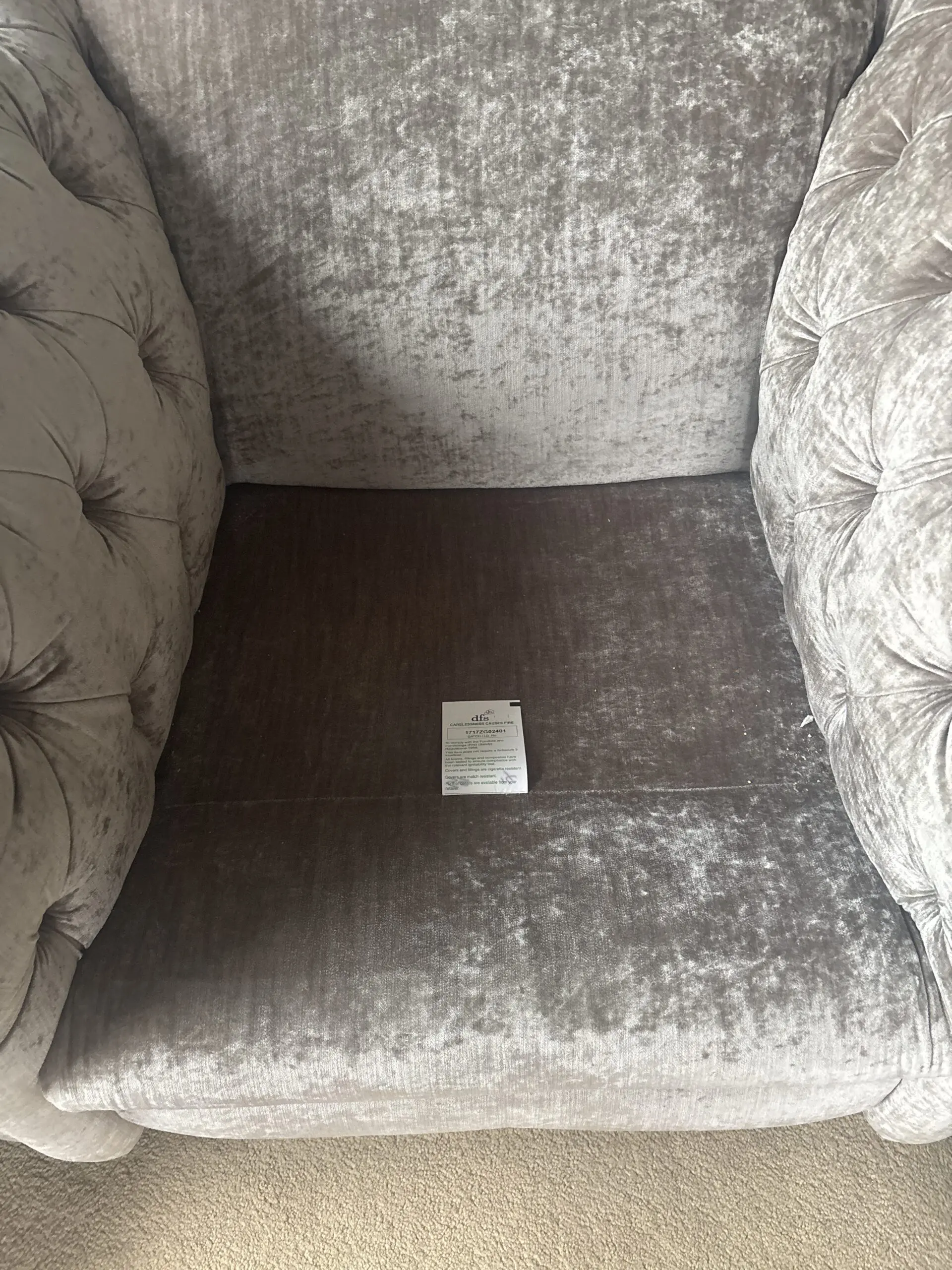 DFS mink antique-effect velvet grand sofa and chair The Loch Leven country living range