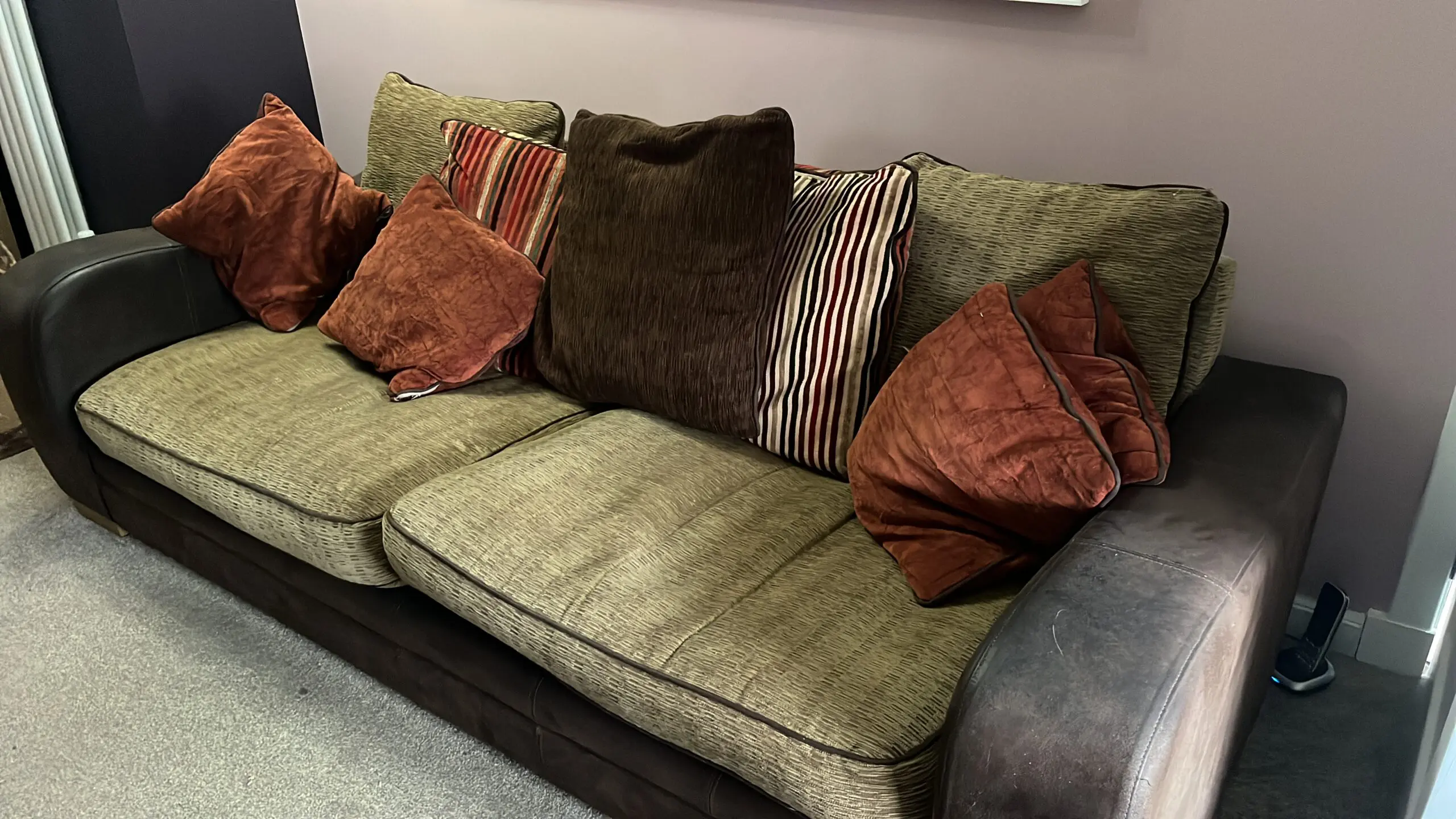 DFS 4 seater and 3 seater with reversible cushions