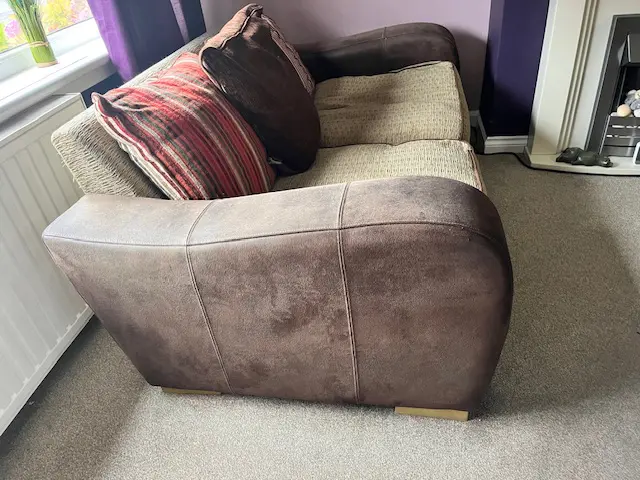 DFS 4 seater and 3 seater with reversible cushions