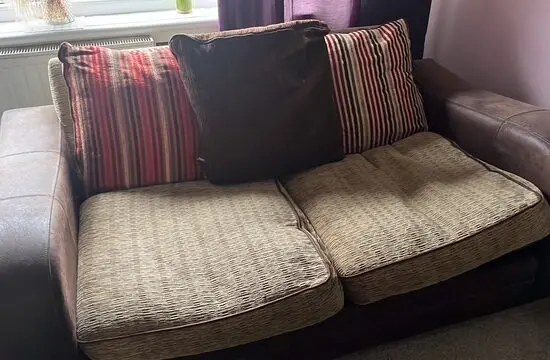 DFS 4 seater and 3 seater with reversible cushions