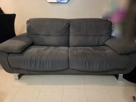 DFS dark grey sofa bed