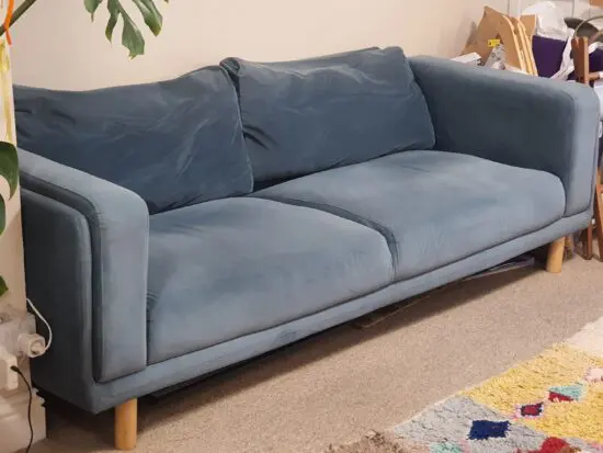 Blue Kasten sofa Made.com