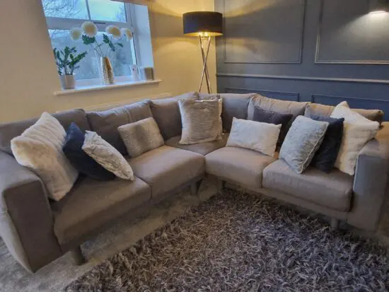 IKEA Grey Corner & Chaise Sofas