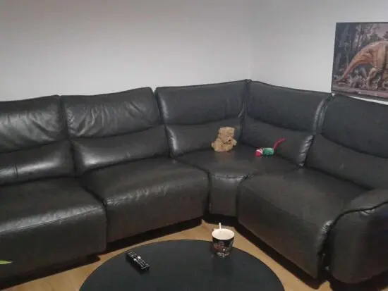 DFS Charcoal corner sofa