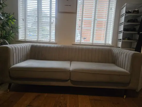 Light grey sofa