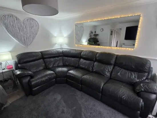 £3,500 Corner sofa recliner leather, great condition