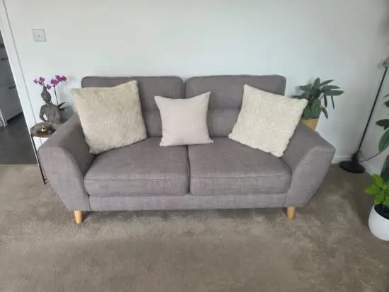 SCS Grey Sofa with Care Kit (3 and 2 seater)