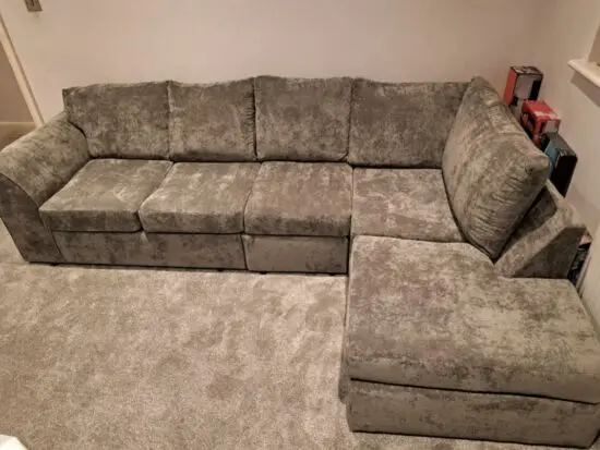 Corner sofa- right corner when facing it