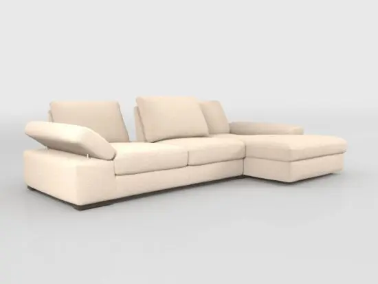 Savazza 4 Seater Sofa with Adjustable Back Rest Hand Facing Lounger