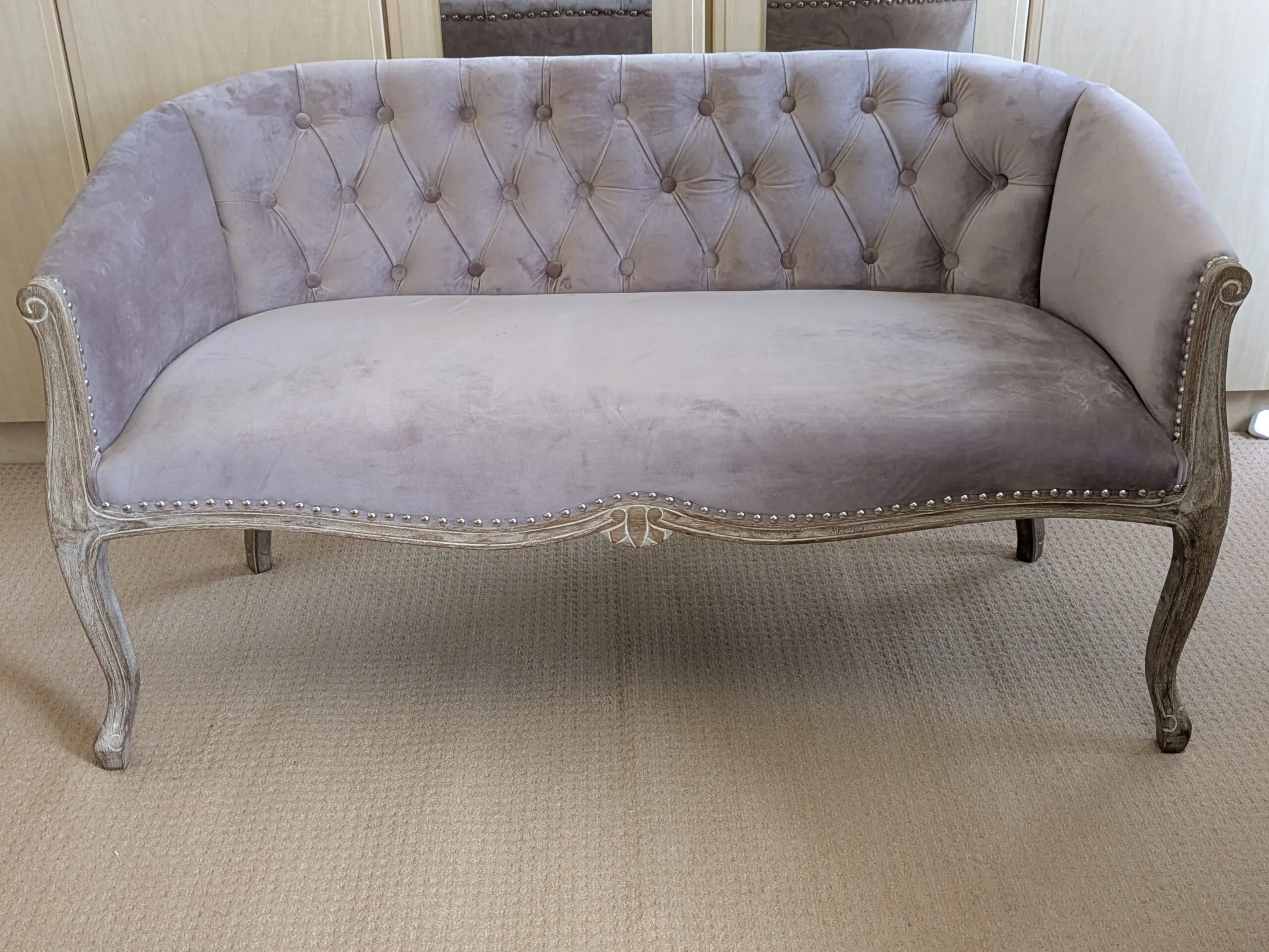 TKMaxx/HomeSense Dusty Pink sofa