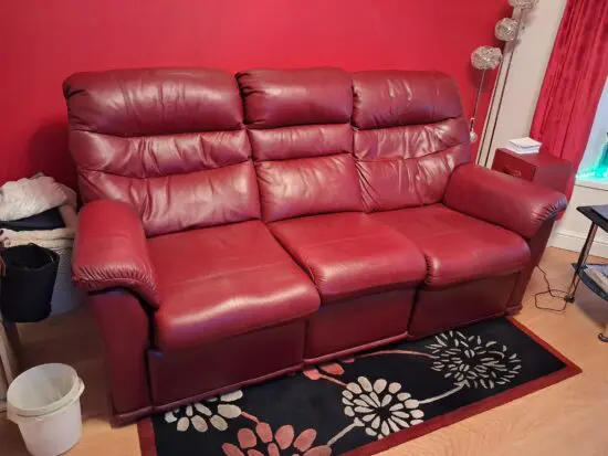 Reclining Leather Sofa