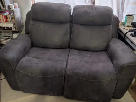 EIGER fabric - 2 seater power recliner