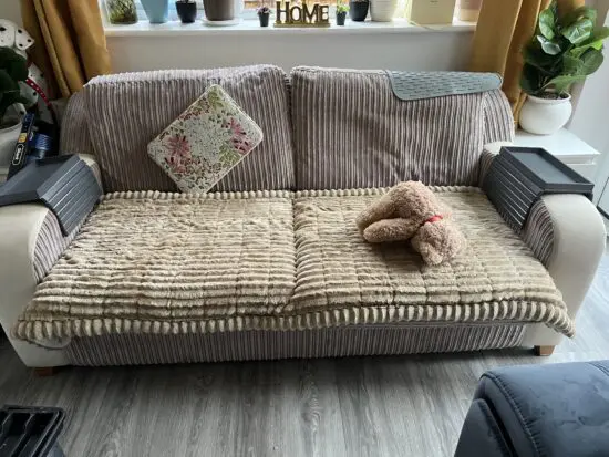 DFS cream sofa bed